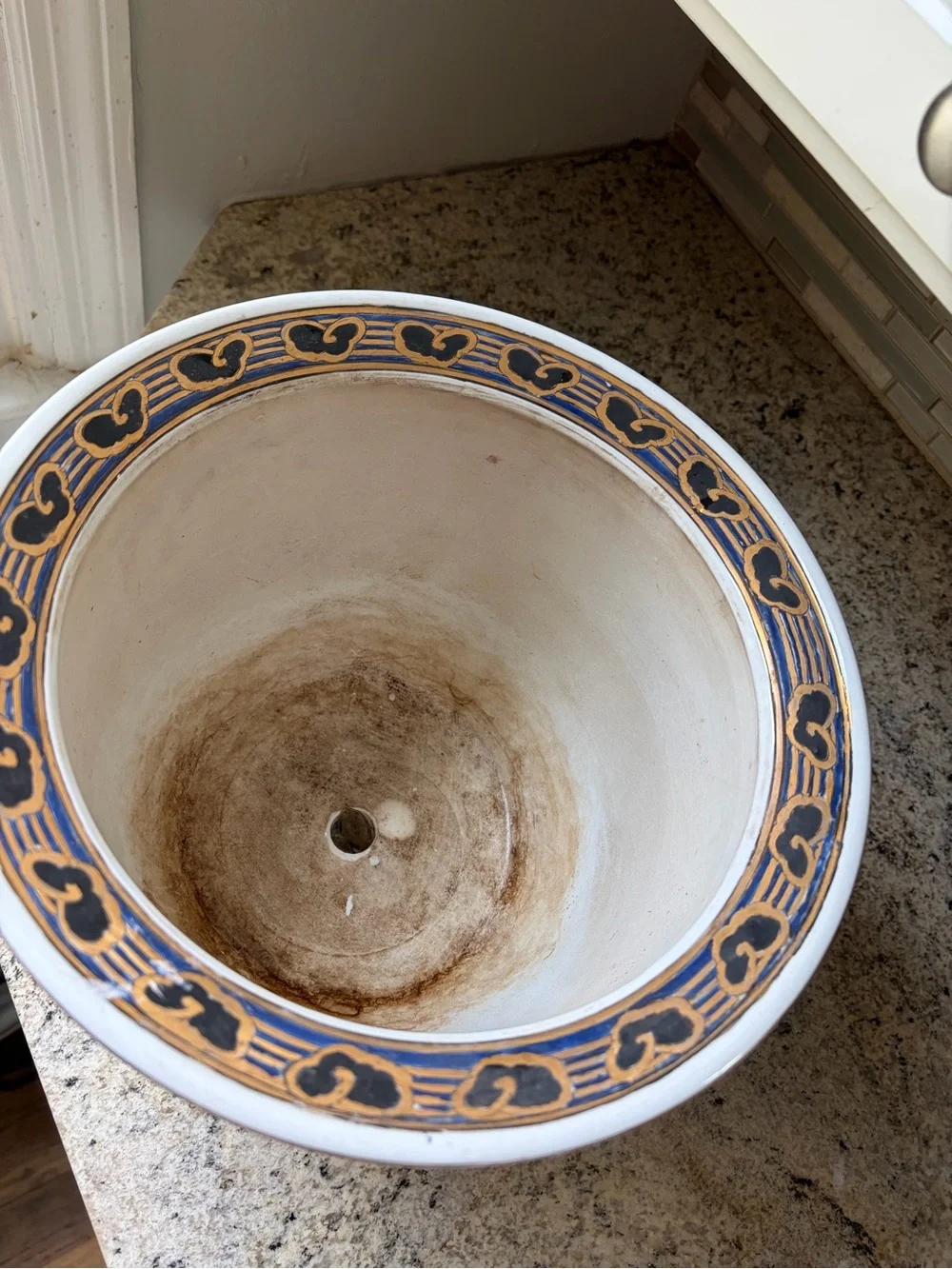 Vintage Chinese Porcelain planter 11” | Duck Jardiniere | Famille Rose | kutani